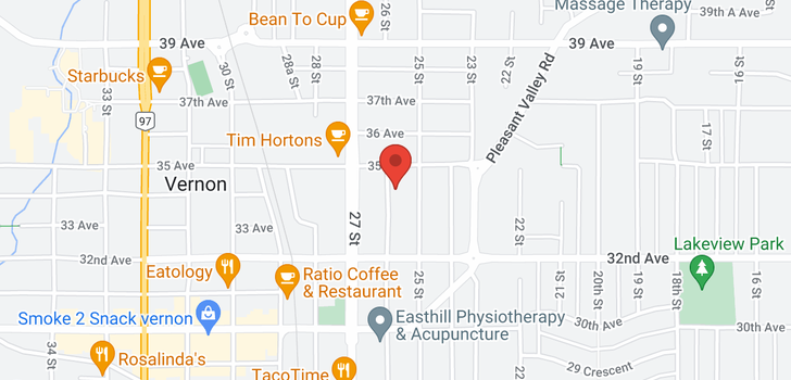 map of 3401A 26 Street